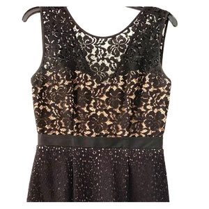 Black lace Antonio Melani cocktail dress